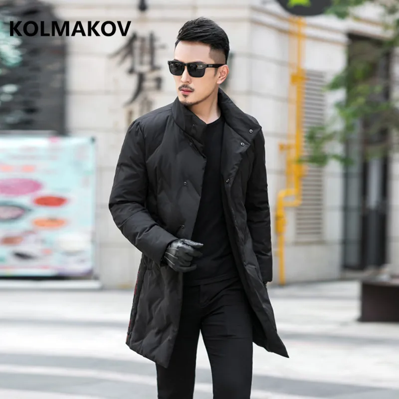 Стиль Мужская пуховая куртка зимнее высокое качество 85% Белая куртка с утиным пухом для мужчин, Зимняя мужская теплая куртка для женщин, плюс размер, M-4XL