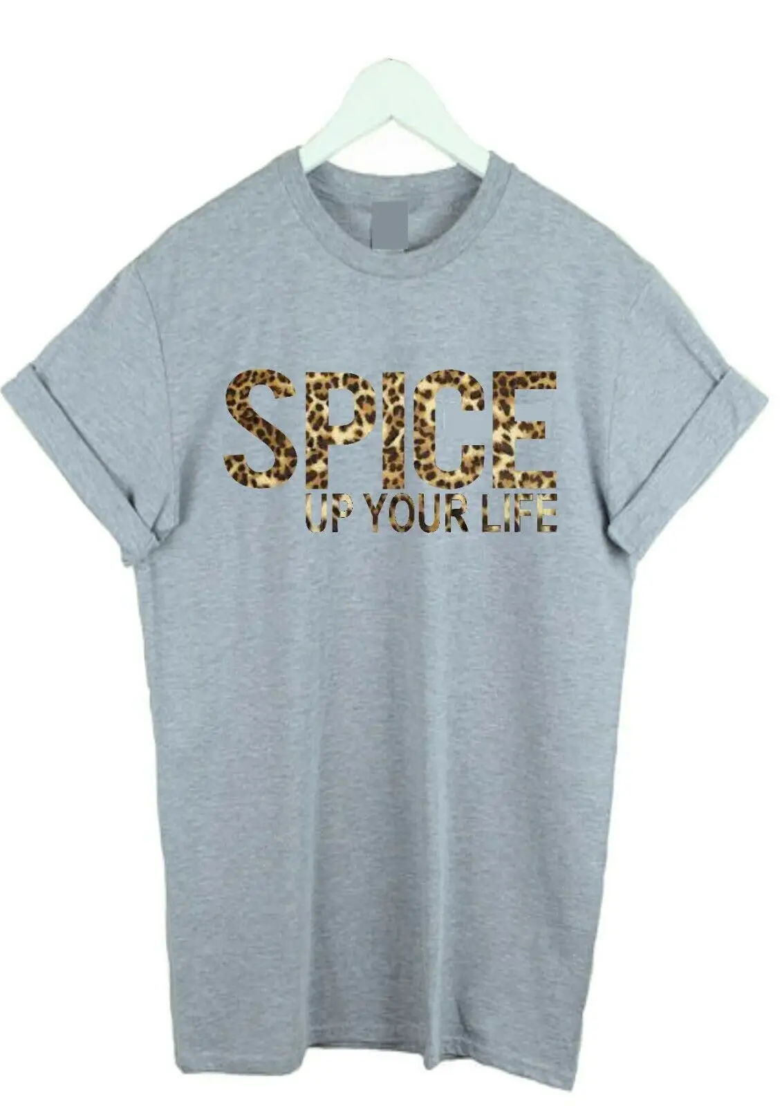 2019 крутая футболка с надписью Spice Up Your Life для девочек страшная взрослых и детей
