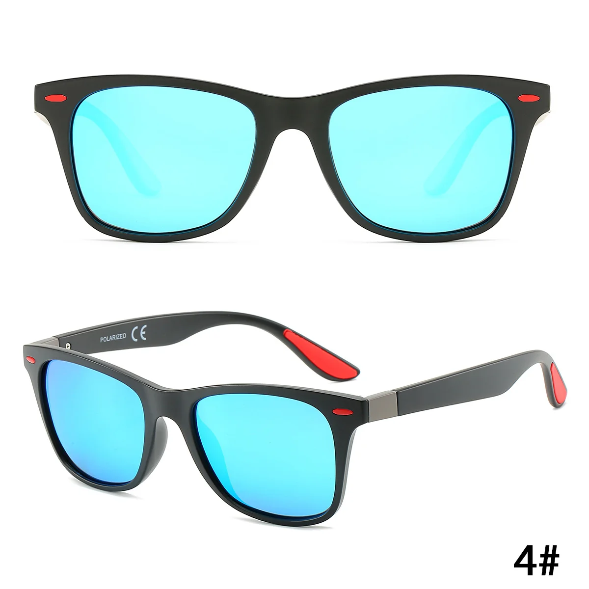 Новинка! Модные поляризационные солнцезащитные очки для мужчин и женщин, унисекс, Классические солнцезащитные очки с квадратной оправой для вождения, мужские очки UV400 - Цвет линз: D