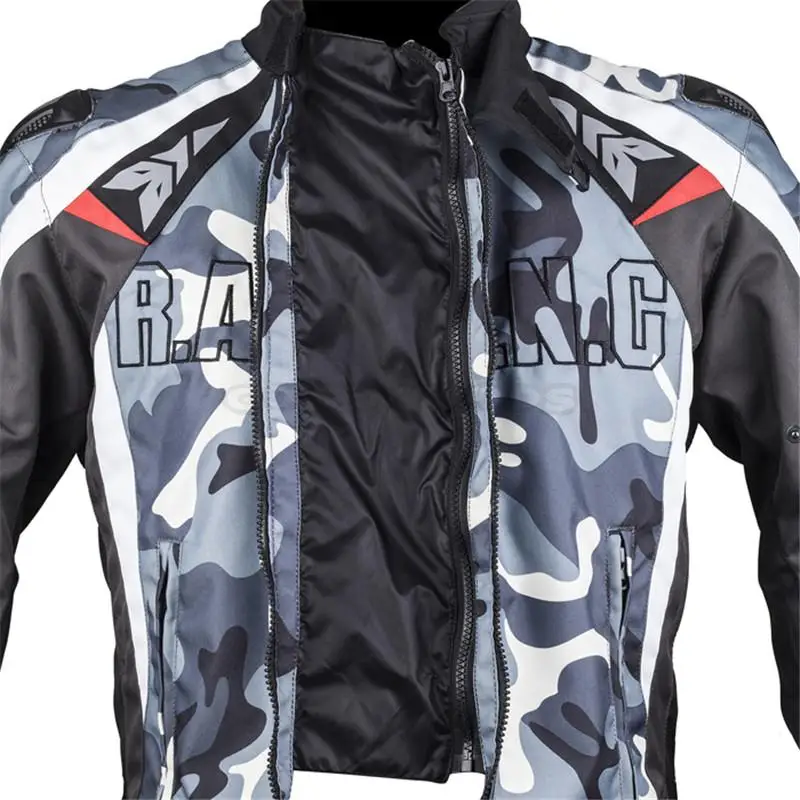 DUHAN камуфляжная Мужская мотоциклетная куртка Oxford для мотокросса по бездорожью, гоночная куртка с 5 протекторами, мотоциклетная куртка