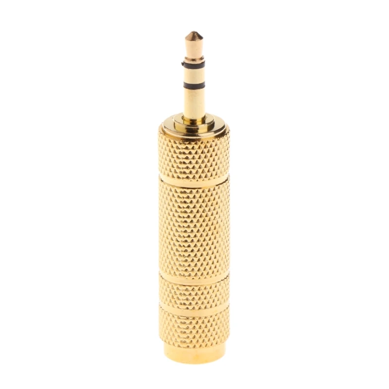 

Gold Plated 3.5mm 1/8Inch Male to 6.3mm 1/4Inch Female Stereo Adapter Jack Audio