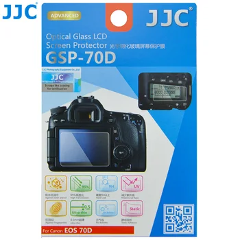 

JJC 70D 80D Ultra-thin Optical Glass Camera Display Protector LCD Screen Protector for Canon