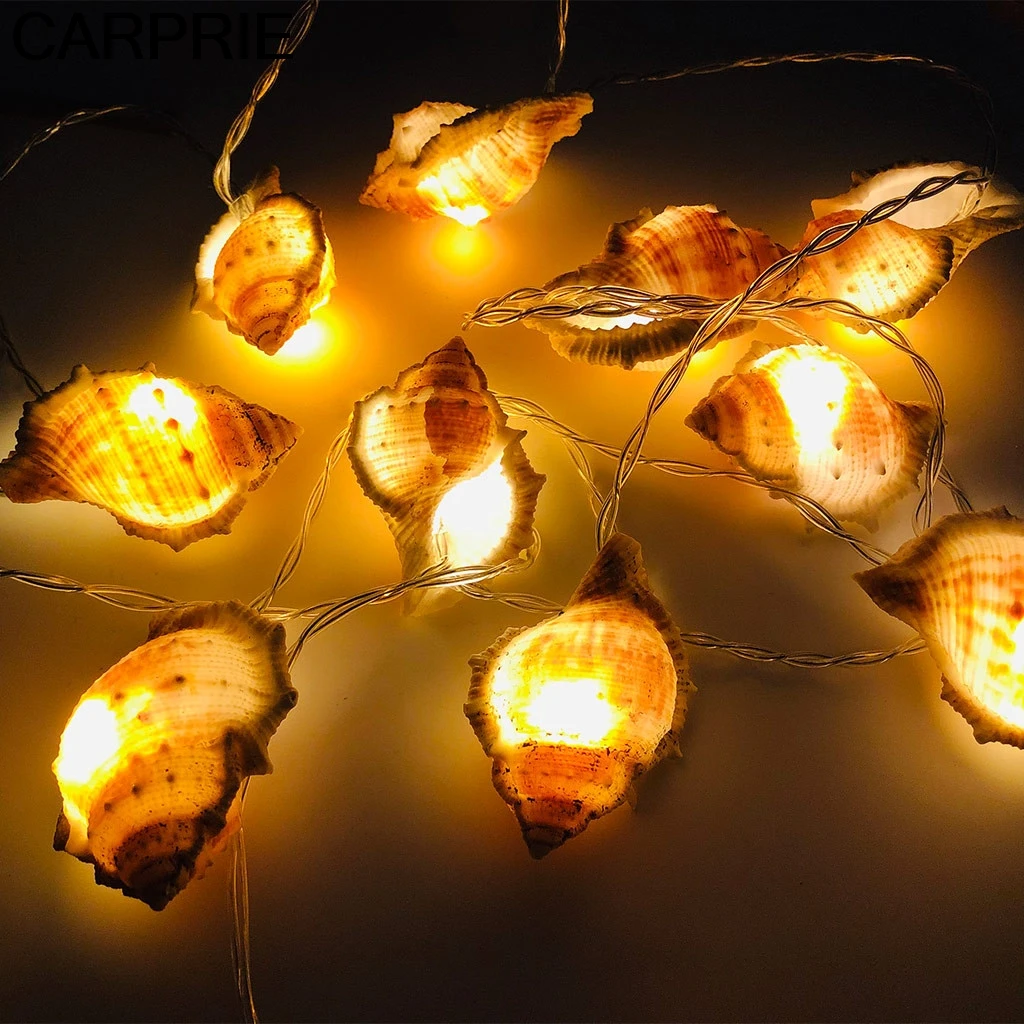 Carprie Led Decorative Lights Ocean Conch Light String Photo Props