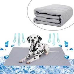 Pet Ice Pad Summer Cat And Dog Heatstroke Cool Blanket Cooling Ice Silk Mat Floor Car Sleeping Mat Can Be Machine Washed Pet Ice Pad Summer Cat And Dog Heatstroke Cool Blanket Cooling Ice Silk Mat Floor Car Sleeping Mat Can Be Machine Washed