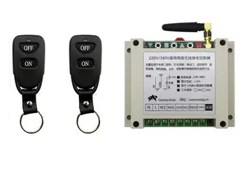 

factory universal AC220V 250V 380V 30A 2CH Remote Control Light Switch Relay Output Radio Receiver Module Transmitter home