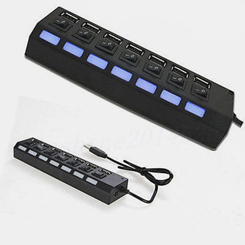 USB разветвитель на 7 портов 3 0/2 0 5 Гбит/с|USB-хабы| |