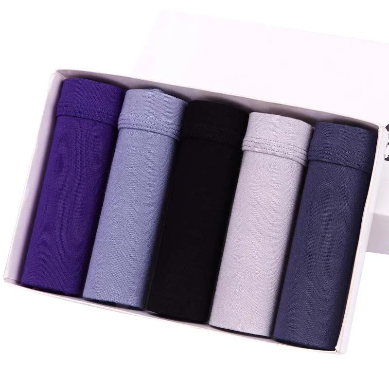 

Men's Underwear Modal Sweat-absorbent Breathable Briefs Men's Briefs Sexy U Convex Solid Gay Underwear