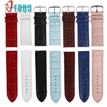 Dressflow 18 мм 20 мягкий ремешок искусственная кожа ремень сталь Пряжка наручные часы Группа 16221 Прямая