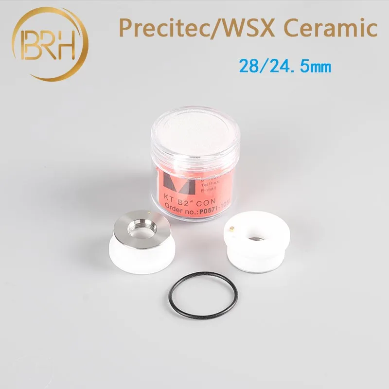 

Laser Ceramic 28/32mm OEM Precitec/WSX/Raytools ceramic KT B2 CON P0571-1051-00001 nozzle holder For Fiber Laser Cutting Head