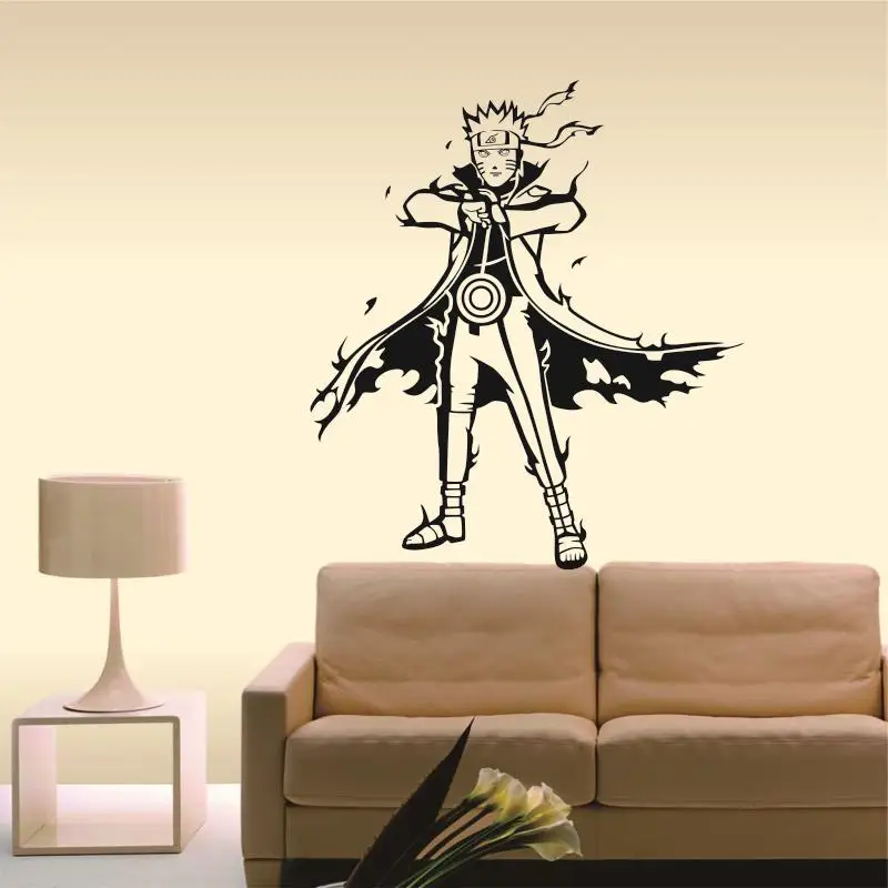 Uzumaki NARUTO  comics and animation Sticker Logo Decal  Vinyl Wall Decals Pegatina Quadro Parede Decor Mural  Sticker7