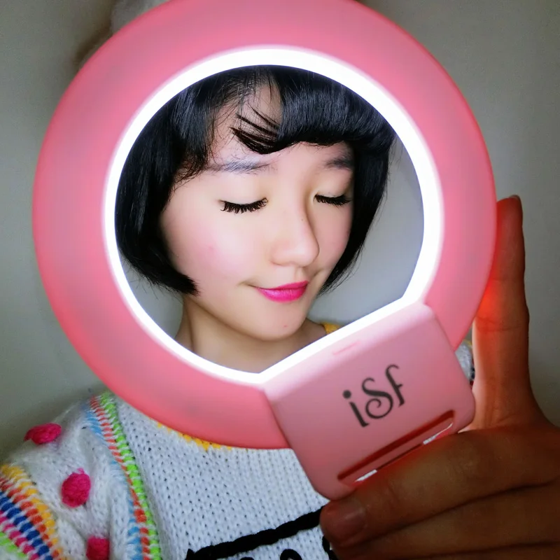 

Ulanzi Youtube Live Streaming Light Charming Eyes Selfie Ring Flash LED Light for iPhone 6 6s Plus for ISO Android Smartphones
