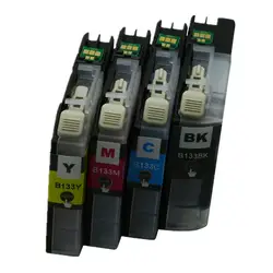4PK принтер совместимые картриджи для брата LC133 LC 133 MFC-J475DW MFC-J650D DCP-J752DW DCP-J152W DCP-J172W MFC-J4510DW