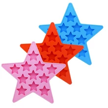 Творческий 11 Слот силиконовые Форма Шоколадное Желе ЛОТОК звезда форма DIY принадлежность для приготовления пудинга форма для льда Ice Cube пластины инструмент для выпечки Прямая поставка