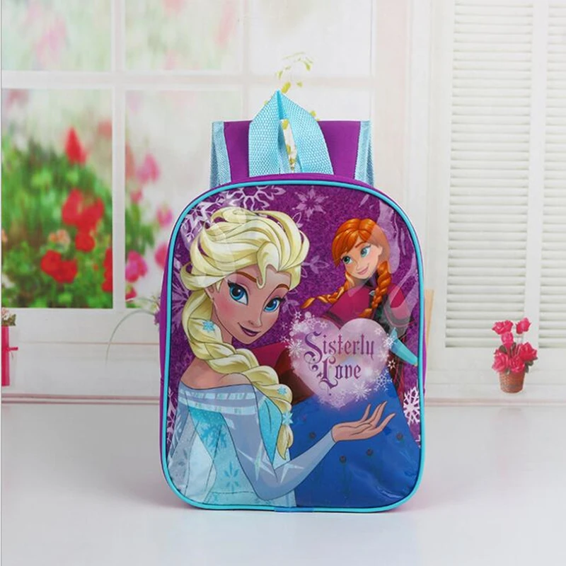 

Hot Girls cartoon schoolbag kids lovely princess elsa anna backpack Cute Brand Toddler Kids boys spiderman schoolbags