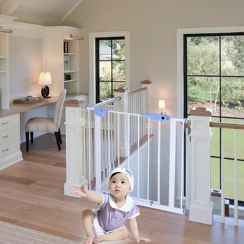 

Baby Gates & Doorways safety Stair fence door bar iron+ABS 74.5*77CM whole sale hot portable foldable convenient 2017 CE 4.6kg