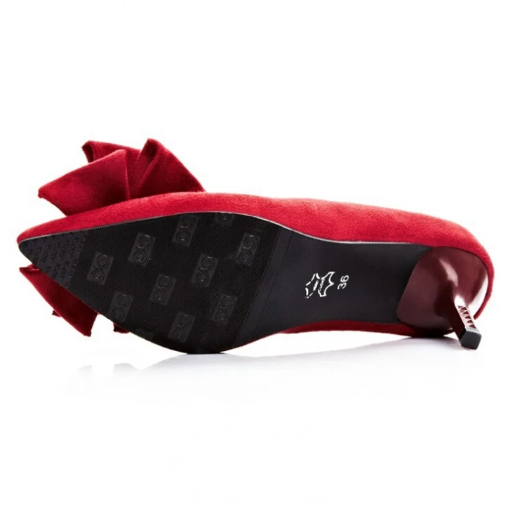 Kleine 62 Wies Yards Schuhe Mode Mit Frühling Wind Große 26 rot Hochhackigen W518 Bogen Frau Diamant Duftenden Schwarzes pqrFxp
