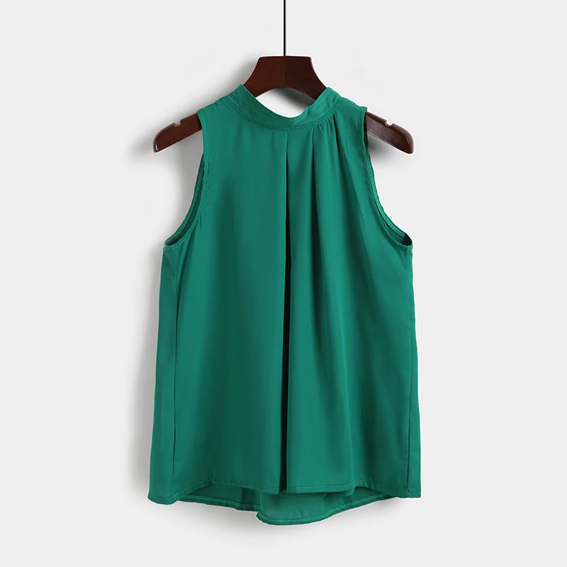 plus size blouses Chiffon Sleeveless Blouse 2020 Women Tops Brand Plus Size Causal Blouses Lady Shirts Summer Tops Blusas women clothing 5XL chiffon blouse