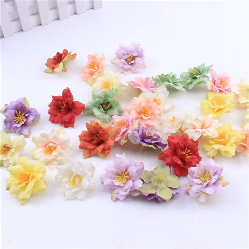 15pcs 5.5cm Small Wild rose Flower Heads DIY Decorative Silk Artificial Flowers For Wedding Home Party Arch Wall Decor 15pcs 5.5cm Small Wild rose Flower Heads DIY Decorative Silk Artificial Flowers For Wedding Home Party Arch Wall Decor