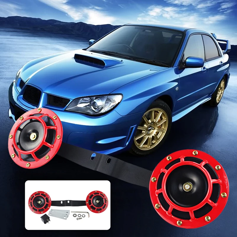 Autoleader 1 пара 12 в кронштейн и двойной HELLA Supertone рога клаксон рога для subaru Impreza/WRX/STi 2002-2007