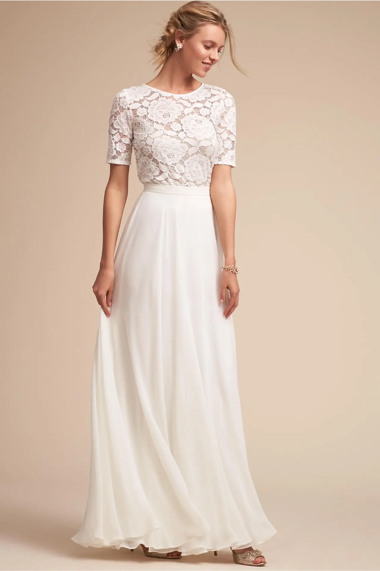 Floral White Sexy Dresses Woman Party Night A Line Patchwork Middle Sleeve Maxi Runway Dress Lace O Neck Spring Vestido|Платья| |