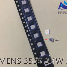 1000 люменов светодиодный с откидной подсветкой светодиодный 2,4 Вт 3 в 3535 холодный белый 153LM ЖК-подсветка для ТВ приложения