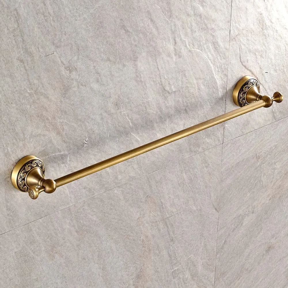 Leyden High Quality Antirust Antique Brass Single Towel Bar Bathroom