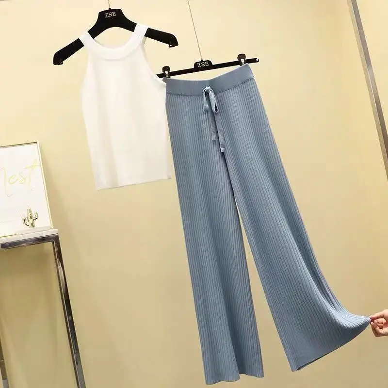 289-1) женские 8 штанов, штаны для девочек, лето, Шелковые штаны, вязаные Широкие штаны, прямые продажи с фабрики