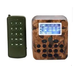 1 компл. Long Range MP3 плеер камуфляж Цвет для наружной 300-500 м удаленного Управление 50 Вт Динамик достичь 2 км и 210 песни птиц в комплекте