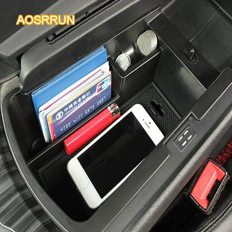 AOSRRUN центральный подлокотник коробка для хранения шума чехлы автомобильные