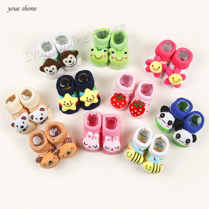 

2018 New!!! Autumn Winter Lovely Baby Cotton Socks Animal Cartoon Newborn Gift Infant Bebe Boys Girls Kids Cute Floor Anti-slip