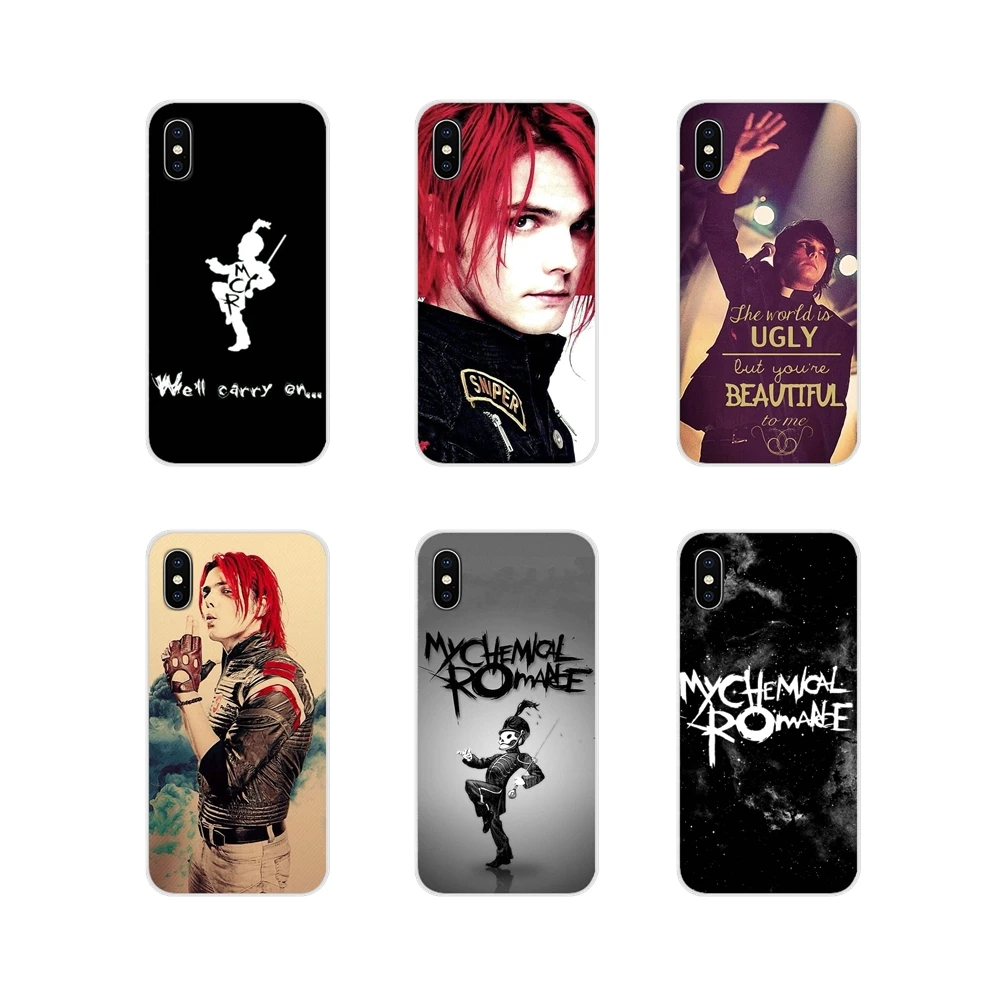 

For Samsung Galaxy S4 S5 MINI S6 S7 edge S8 S9 S10 Plus Note 3 4 5 8 9 Design Phone Case Gerard Way My Chemical Romance MCR Rock