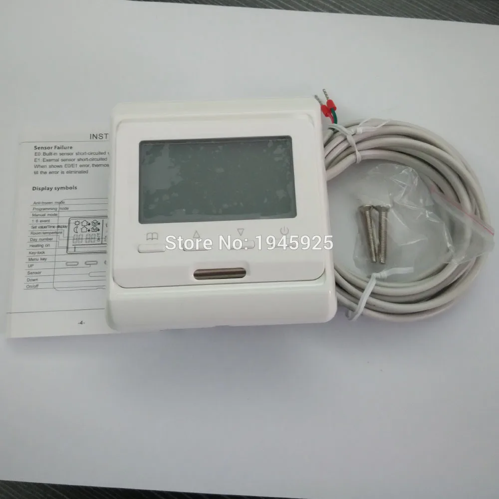 M6.716 220 В 16A ЖК Программируемый Электрический цифровой подогрев ...