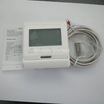 

With sensor M6.716 220V 16A LCD Program Electric Digital Floor Heating Air Thermostat Warm Underfloor Heating Room Thermostat