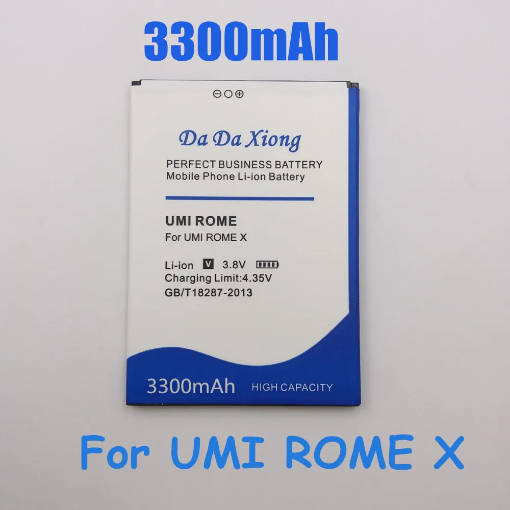 

Hight Quality Da Da Xiong 3400mAh Umi ROME Mobile phone Battery for UMI ROME X ROMEX Smartphone