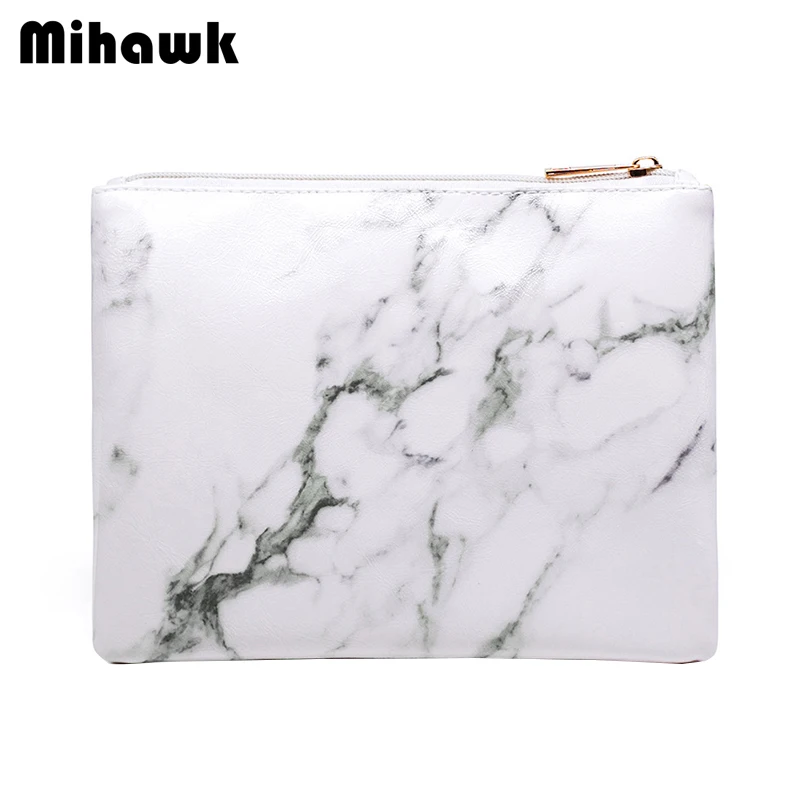 

Mihawk Marble Mini Cosmetic Bags Makeup Gadget Zipper Package Travel Professional Toiletry Essential Storage Pack Organizer Gear