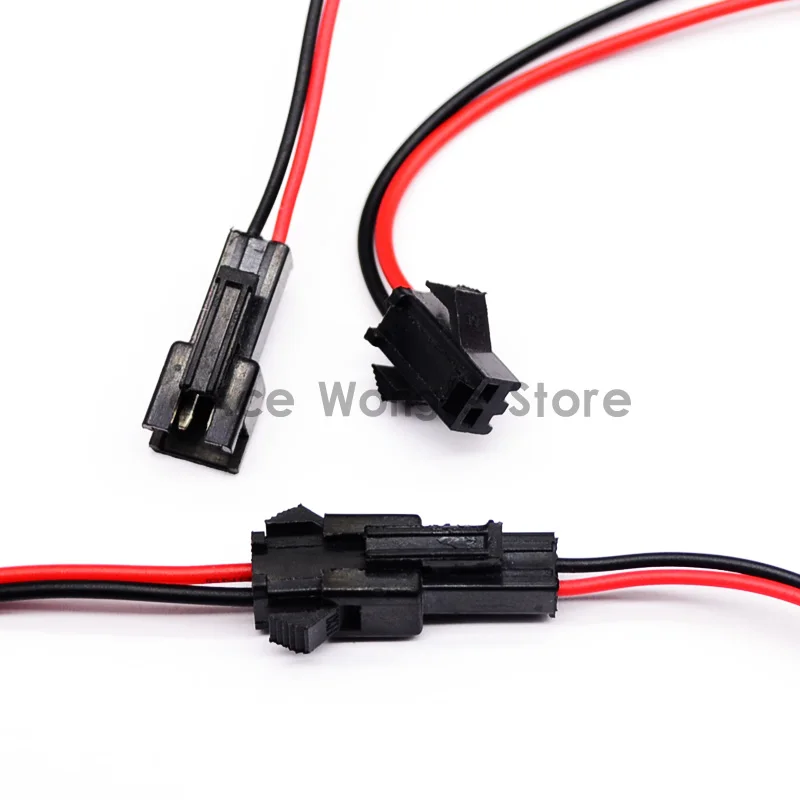 

(10pairs/lot) 2pin connector 15cm wire single color SMD 5050 3528 3014 5630 LED Strip Strips 2Pin Connector Cable 22AWG