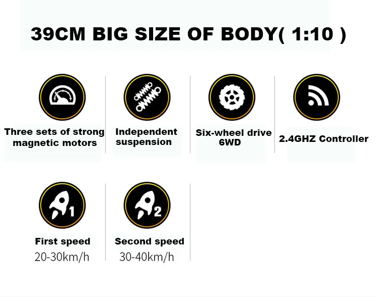 Продукт 1:10 6WD Радиоуправляемая машина 2,4G радиоуправляемая Радиоуправляемая машина игрушки багги высокая скорость грузовик внедорожный альпинистский автомобиль игрушка