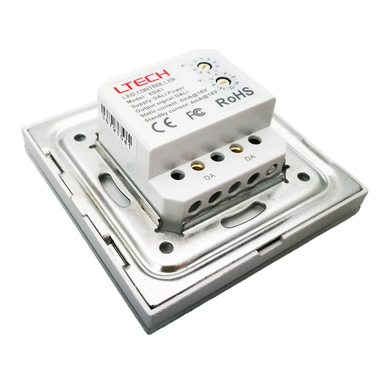 LTECH LT-404-5A DALI светодиодный затемняющий драйвер, DC12-24V вход; 5A * 4CH Max 20A выход; DALI/кнопочный сигнал вход480W