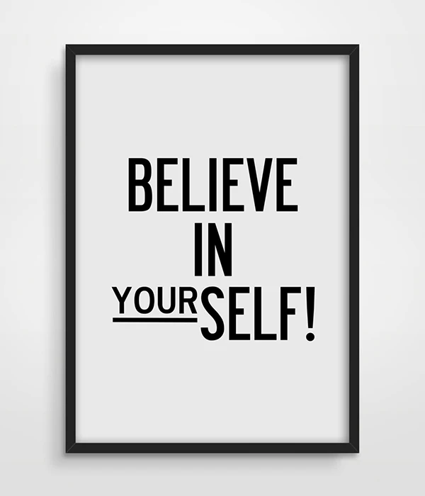 motivational wall decor poster inspirational quote art