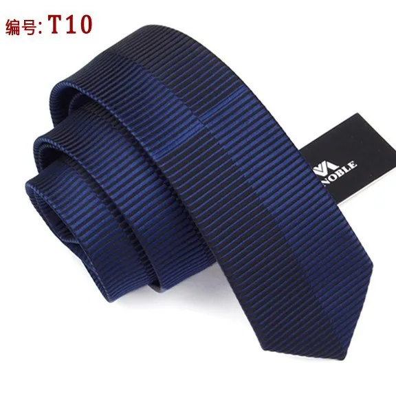 Высокое качество Новинка г. Модные 6 см галстук Повседневное плед полосы галстуков для Для мужчин галстук дизайнерский бренд галстук узкий галстук мужские галстуки - Цвет: t10