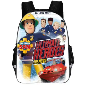 

Arrival Cartoon Hero Fireman Sam Printed Backpacks For Kids Bag For Children Boys Schoolbag For Kindergarten school bags Gifts