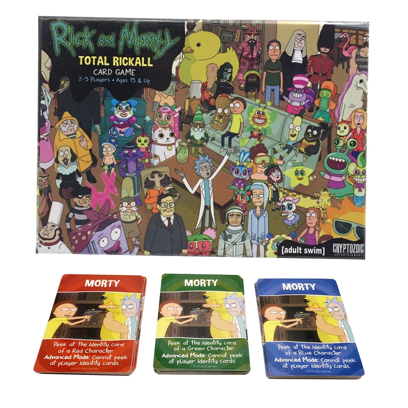 

Playing Cards Rick and Morty Table board monopolys Cards characters Playing Card toys magic tricks