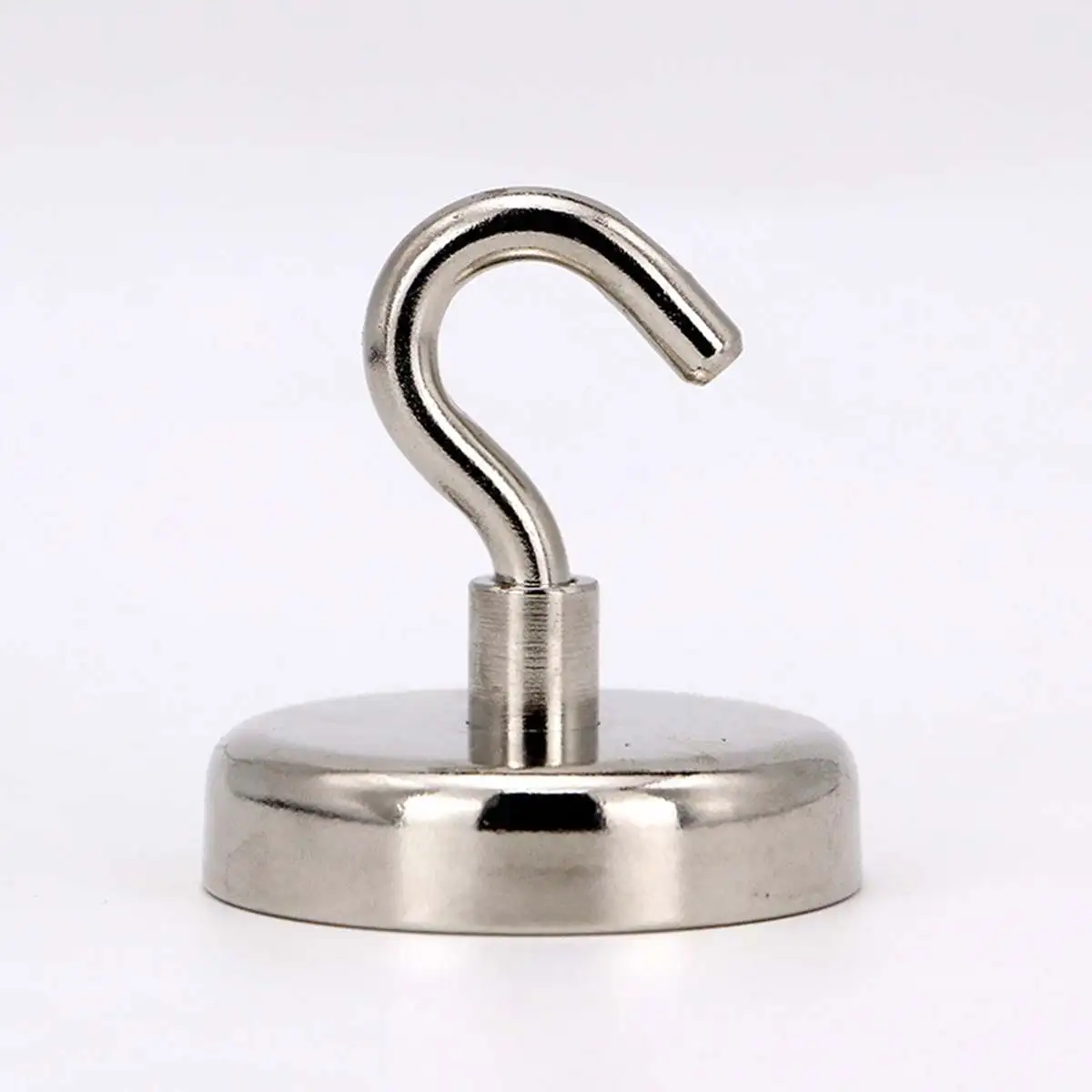 

1Pcs Magnetic Hooks Power Hook Magnet Holder Super Heavy Neodymium Rare Earth 68kg 42mm Suction For Cup Key