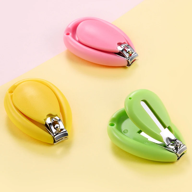 لطيف آمنة طفل مسمار المقص لطيف الرضع فنجر المتقلب مقص الطفل Nailnippers الأطفال الطفل العناية بالأظافر قواطع أظافر