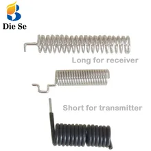 2PCS 433MHz 315Mhz Wireless Antenna RF Relay Receiver and Transmitter Module Antenna Remote Control Switch DIY KIT and Receiver