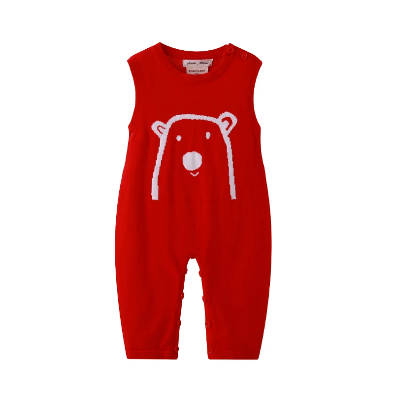 red baby jumper