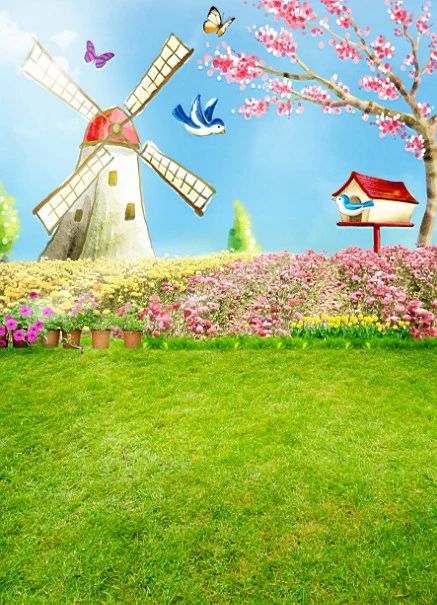 GoEoo 6x4ft White Windowsill Backdrop Vinyl Photography Background Outdoor Spring Landscape Tulips Holland Windmill Manor Wedding Background Children Adult Portrait Photo Studio GoEoo 6x4ft White Windowsill Backdrop Vinyl Photography Background Outdoor Spring Landscape Tulips Holland Windmill Manor Wedding Background Children Adult Portrait Photo Studio