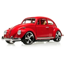 Литая под давлением 1/18 Металл VW Beetle 1967 Классическая коллекция автомобилей фигурка хобби модель игрушки для детей мальчиков подарки без коробки