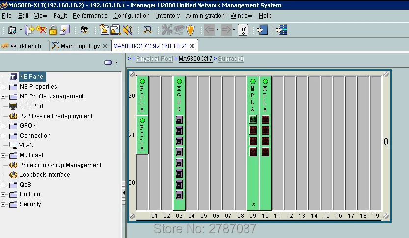 Хуавэй imanager U2000 программное обеспечение для управления GPON EPON MA5680/5608/5683 т OLT