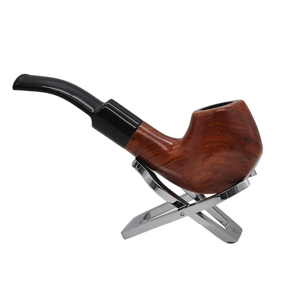 

"Royal Crown"Stainless Steel Portable Foldable Smoking Herb Tobacco Pipe Stand/Rack/Holder Cigar Pipe Rack